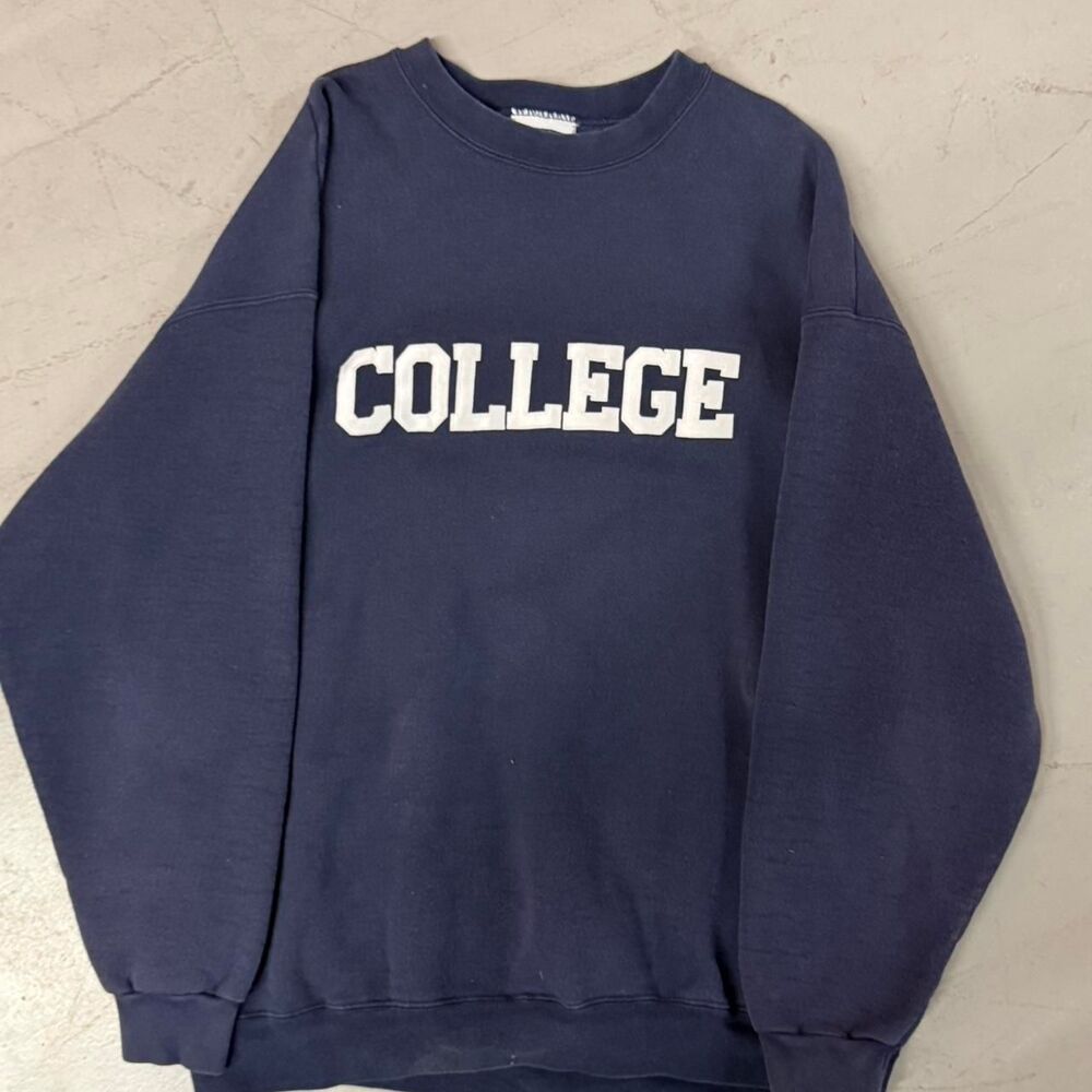 Lee Men's Navy and Blue Sweatshirt - Picture 1 of 3
